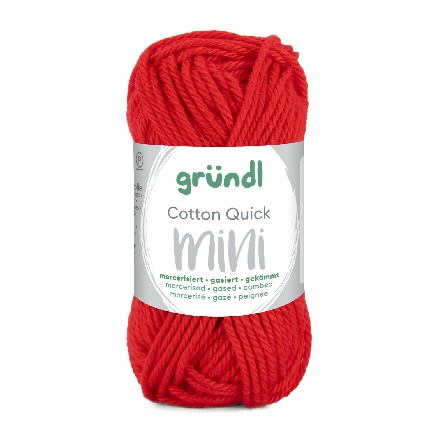 NEU Baumwollgarn / Häkelgarn, Cotton Quick Mini, 15 g, Feuerrot