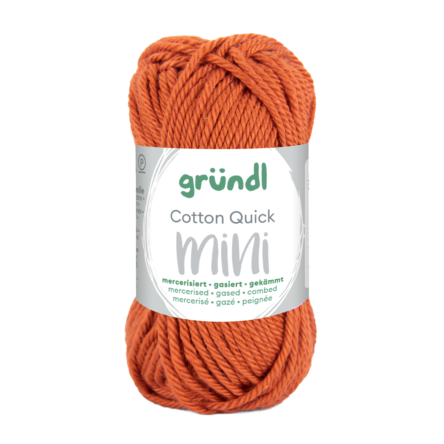 NEU Baumwollgarn / Hkelgarn, Cotton Quick Mini, 15 g, Rostrot