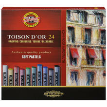 Toison D'or Set 24 Farben, Pastellkreide