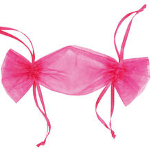 SALE Beutel aus Organza Bonbon, fuchsia, 6 St�ck