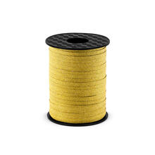 Kunststoffband - Glitzer-Gold, Breite 5mm, L�nge 225m
