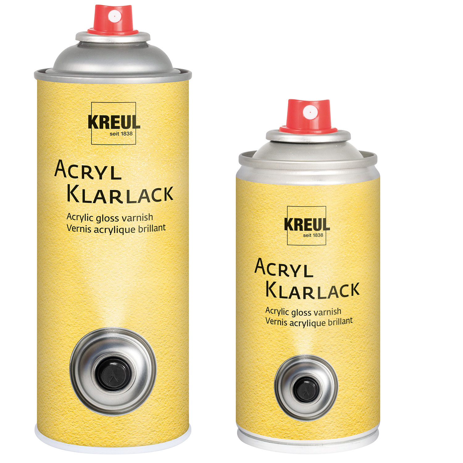 NEU Kreul Acryl Klarlack Glänzend zum Sprühen - verschiedene Größen