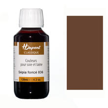 SALE Dupont Seidenmalfarbe 125ml Dunkelsepia Braun