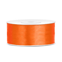 Satinband / Schleifenband, Breite 25mm, L�nge 25m, Orange