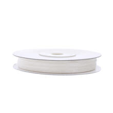 Chiffonband / Schleifenband, Breite 3mm, L�nge 50 m, Wei�