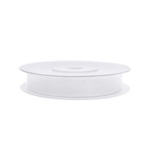 Chiffonband / Schleifenband, Breite 6mm, L�nge 25m, Wei�