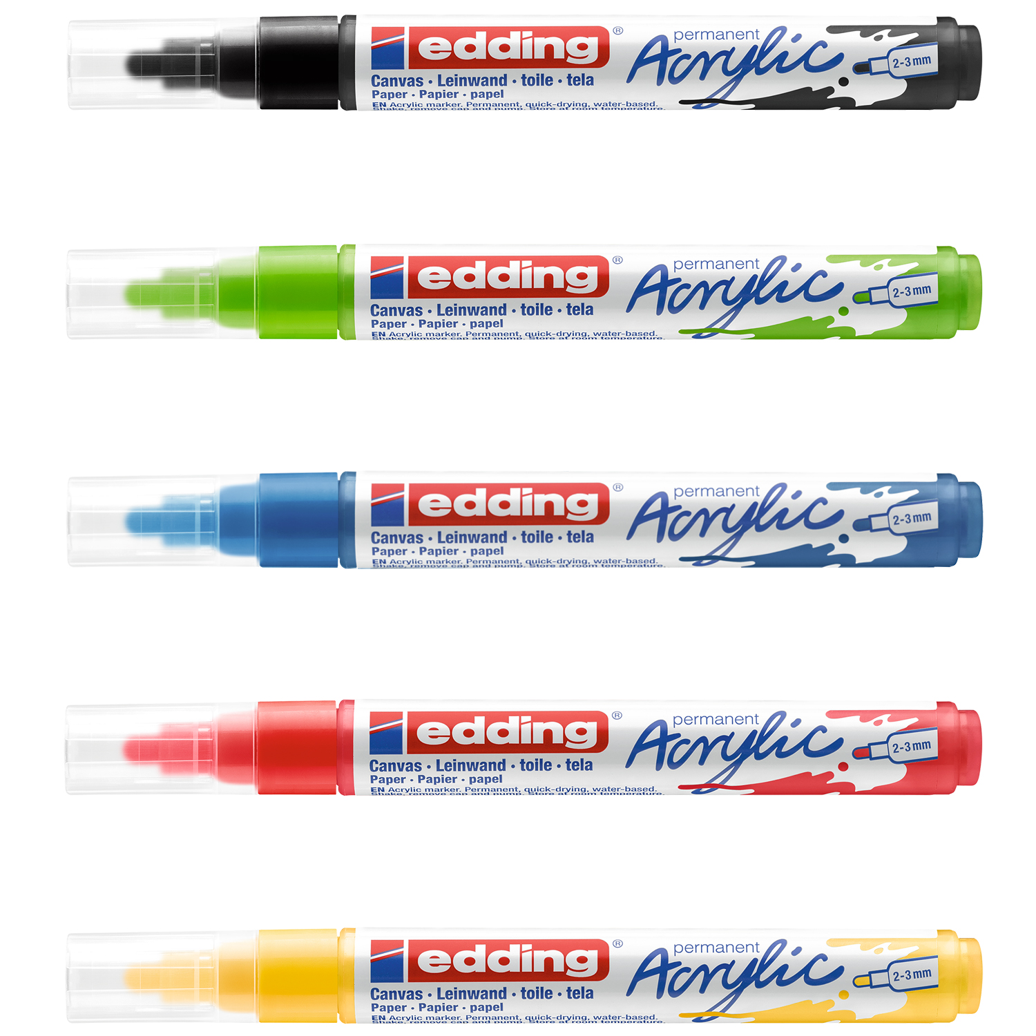 NEU Edding 5100 Acrylmarker 2-3 mm Rundspitze - Verschiedene Ausführungen