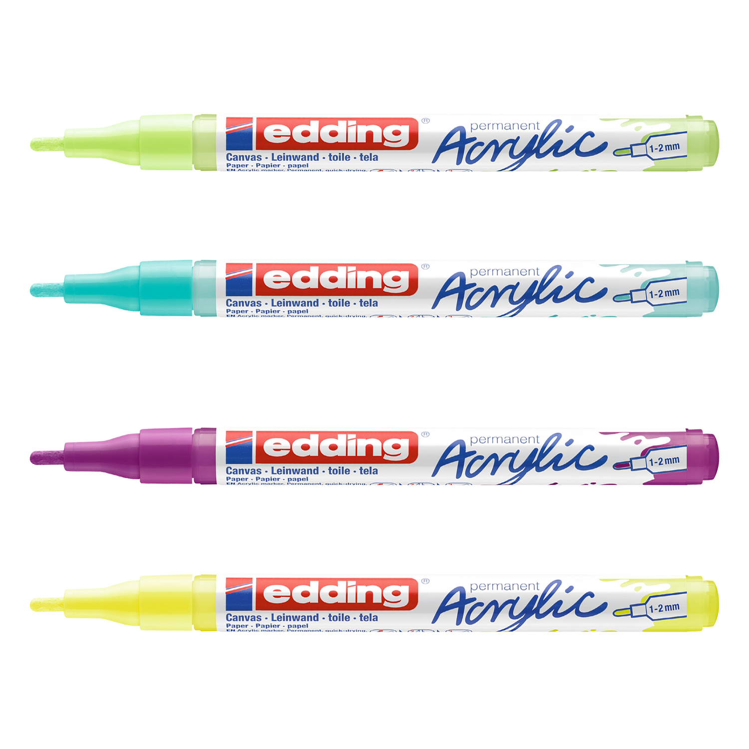 NEU Edding 5300 Acrylmarker fein, 1-2mm Rundspitze - Verschiedene Ausführungen