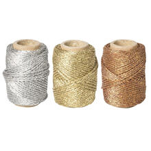 Dekoschnur metallic, Länge 20m - Verschiedene Farben