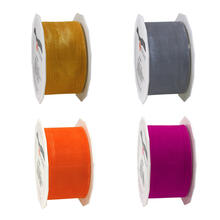 SALE Organzaband Sheer, Breite 40mm, Länge 25m - Verschiedene Farben