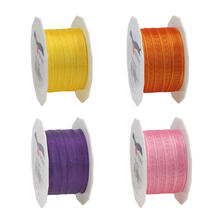 SALE Organzaband Four Seasons, Breite 10mm, Länge 25m - Verschiedene Farben