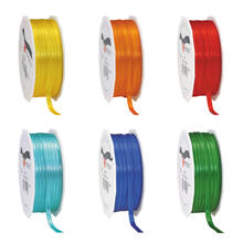 SALE Satinband / Geschenkband Großrolle, Breite 6mm, Länge 50m - Verschiedene Farben