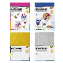 Glitter-Moosgummi- / Schaumstoffplatten, 20x29 cm - Verschiedene Farben & Sortierungen