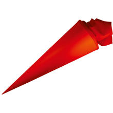 Schultüte / Zuckertüte rund geklebt mit Filzmanschette, 70cm - Verschiedene Farben & Packungen