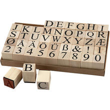 TOP-SELLER Stempel Set Buchstaben & Zahlen, 45 Stck