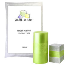 Create It Easy Kerzen-Paraffin granulatfrmig, wei, 1000g
