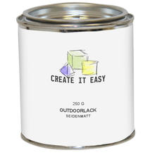 SALE Create It Easy Outdoorlack farblos, seidenmatt, 250 ml lösungsmittelhaltig