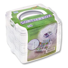 Sortierbox transparent,15x15x12,5cm