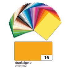 Fotokarton 300g/qm 50x70 cm, Dunkel-Gelb, 1 Bogen