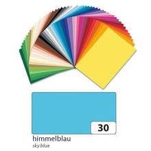 Fotokarton 300g/qm 50x70 cm, Himmel-Blau, 1 Bogen