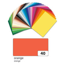Fotokarton 300g/qm 50x70 cm, Orange, 1 Bogen