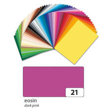 Tonpapier, Einzelbogen, 130 g/qm, 50x70 cm, Eosin