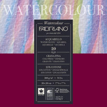 Fabriano Aquarellkarton 20x20cm 200g/qm 20 Bg.
