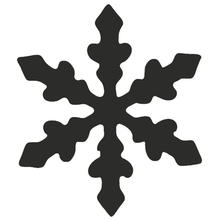 Motivstanzer Eiskristall, ca.1,7cm