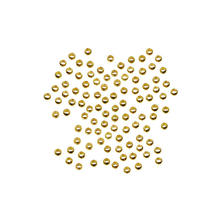 SALE Quetschperlen Gold, 1,5 mm, 100Stk.