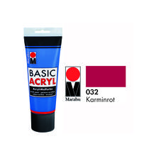 SALE Marabu Basic Acryl 225ml, Karminrot