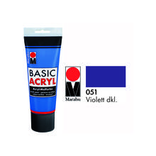 SALE Marabu Basic Acryl 225ml, Violett dkl.