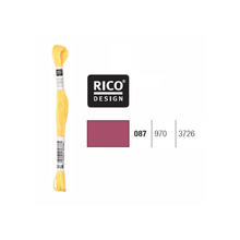 Sticktwist, 8 Meter, Farbe: Weinrot 087