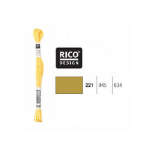 Sticktwist, 8 Meter, Farbe: Heugrn 221