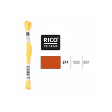 Sticktwist, 8 Meter, Farbe: Rost 244