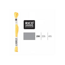 Sticktwist, 8 Meter, Farbe: Hellgrau 290