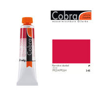 SALE Cobra Study Ölfarbe, 40ml, Pyrrolrot dunkel