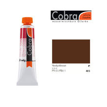 SALE Cobra Study Ölfarbe, 40ml, Vandyckbraun