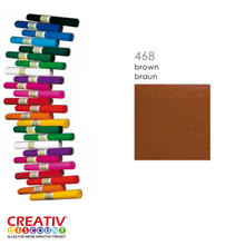 SALE Niflamo Krepp-Papier schwer entflammbar, 1 Rolle, 50cm x 10m, Braun